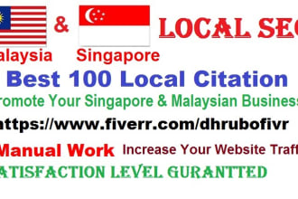 do best local citations for singapore and malaysia