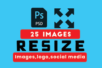 crop or resize images  or products in an hour