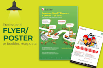 design awesome flyer, poster or any promotion materials
