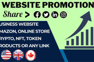 promote your website,product,business,amazon book,crypto any link targeted user