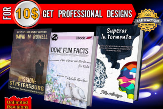 design your kdp paperback cover or kindle ebook cover