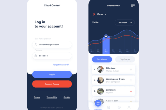 create mobile app ui and website ui design