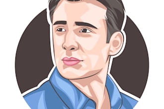 draw headshot cartoon avatar