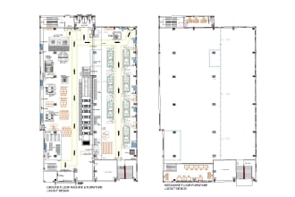 design layout any floor plan, residential , public building in autocad,