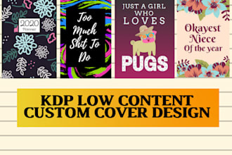 do creative cover kdp low content paperback notebook