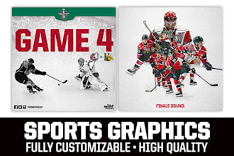 create professional quality sports graphics