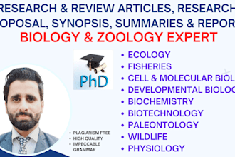assist you in biology, ecology, fisheries, cell and molecular biology