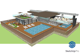 make architectural 3d building models in sketchup