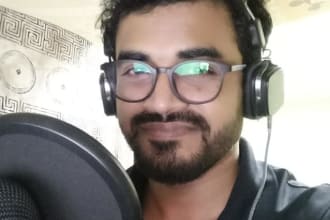 do hindi and english voice over, studio setup