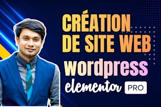 création de site web professionnelle, copie de site avec wordpress elementor pro