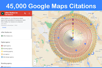 do 45000 google maps citations for gmb ranking and local SEO