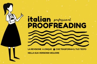 professionally edit your italian book, including ai generated content