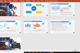 design modern and professional presentation