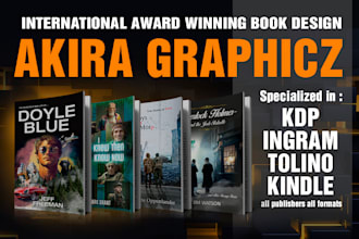 design a professional e book or book cover