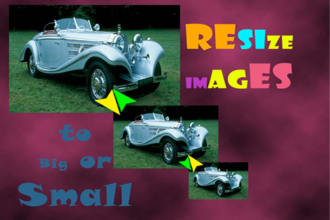 crop resize and enhance your images