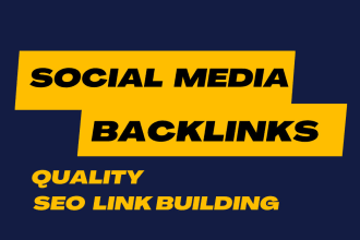 create 55 white hat link building backlinks,seo service