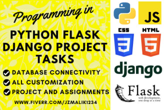 help in python django flask programming tasks and projects