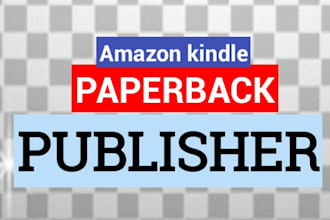 do kdp book formatting, proofreading, editing or publish book on amazon