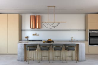 create your 3d project, using textures and lights to make realistic scenes