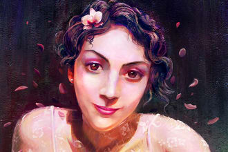 paint digital oil portrait art