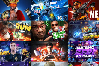 design an outstanding youtube thumbnail