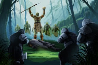 do illustration and concept art