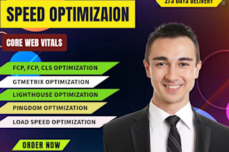 do wordpress, webflow, PHP, bigcommerce, laravel website speed optimization