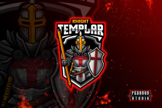 design esport logo for game, sports, team, twitch, youtube