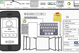 turn hand drawn into a mockup or wireframe