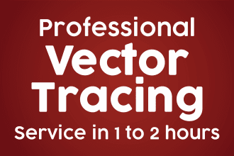 do vector trace or remake logo and image manually,