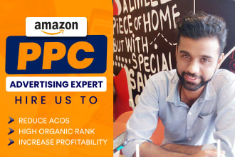 setup and manage amazon ads campaigns, amazon sponsored ads PPC expert