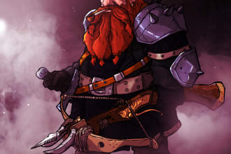 do a fantasy medieval concept art