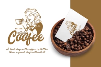 design amazing retro vintage logo style for your products