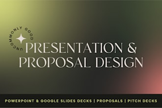 design you a custom presentation or proposal