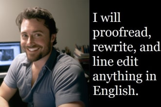 professionally proofread and edit american english