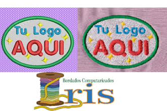 digitize your logo or image into embroidery dst file
