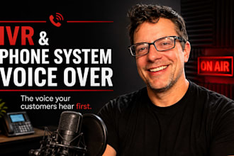record your phone greeting, IVR, and on hold messages