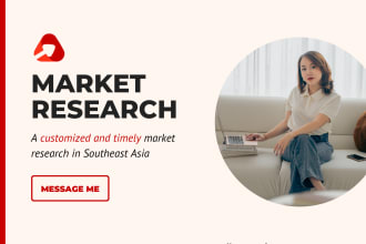 do market research for your niche, product and startup