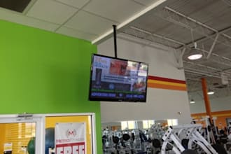 advertise To 1000s of Health Club Members every day for 7 days On A 51inch Indoor Digital Billboard Located In 1 of the Metro Fitness Gyms