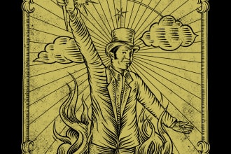 create hand drawing illustration for tarot