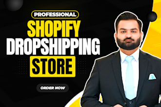 create shopify dropshipping store, shopify website