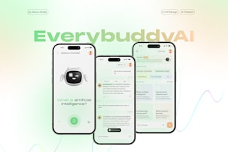 design modern mobile app UI UX in figma