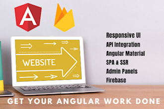 do web programming as angular developer