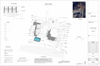 make site plan for city permit drawings