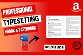 ebook formatting, book formatting, KDP paperback, convert pdf to epub, mobi, kpf