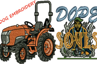 digitize good embroidery design for you in dst pes
