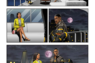 draw comic book and custom illustration