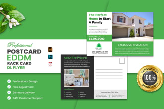 design promotional direct mail eddm, mailer, or postcards