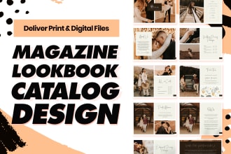 design your catalog, booklet, lookbook, cards