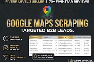 generate verified google maps leads for your business